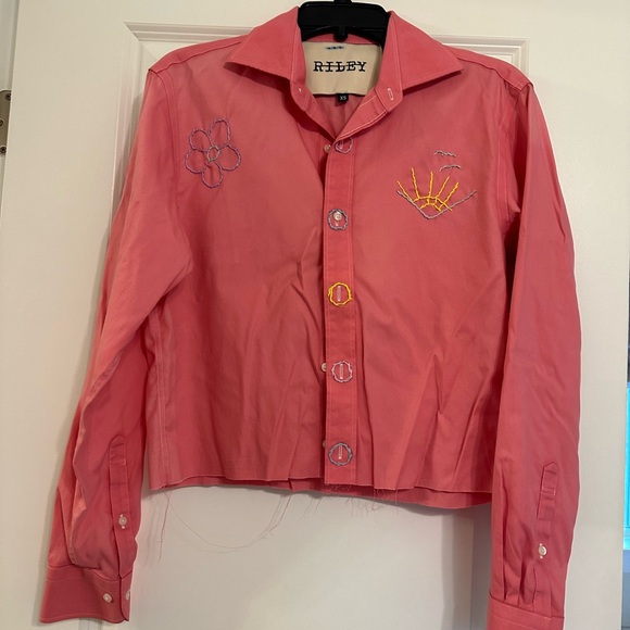 Free People x Riley Vintage Embroidered Top - Picture 3 of 3